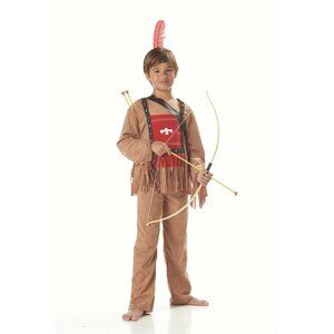 NEW Running Bull Native American Indian Halloween Costume Boys Large 10-12